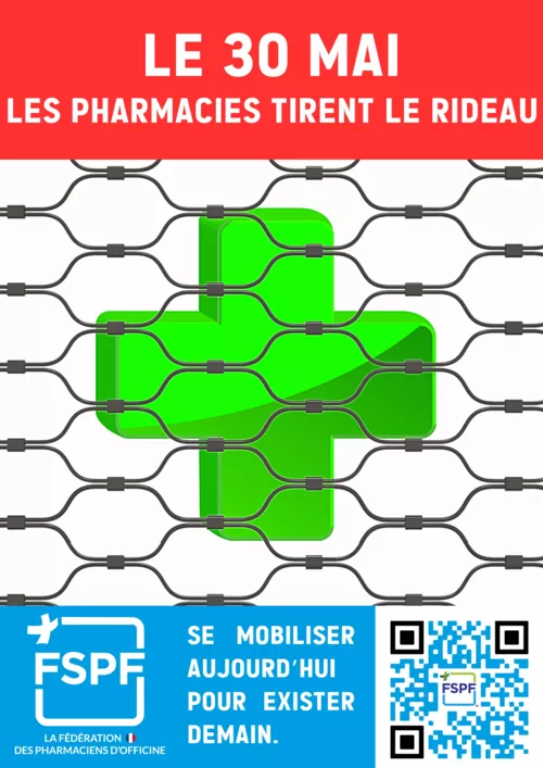 30 MAI : LES PHARMACIES TIRENT LE RIDEAU