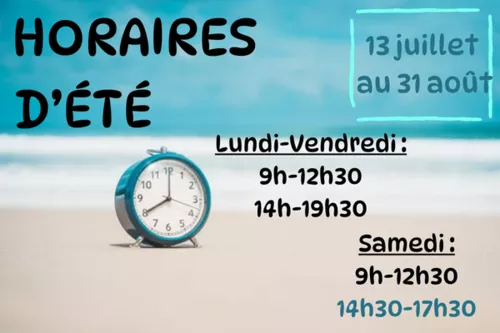 🌞 PASSAGE AUX HORAIRES D'ÉTÉ ! ⏰